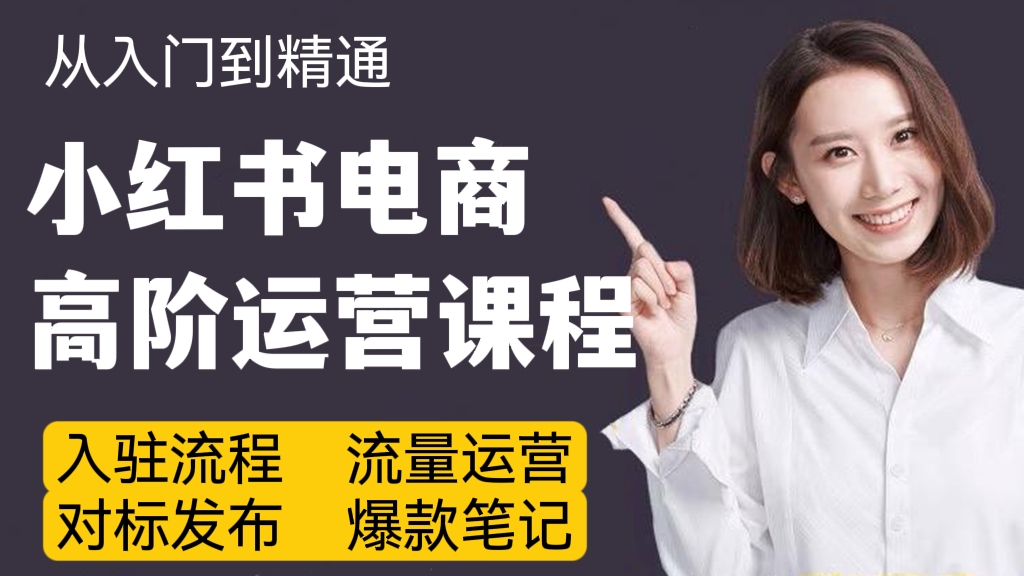 [第150讲]从入门到精通的小红书电商高阶运营课程