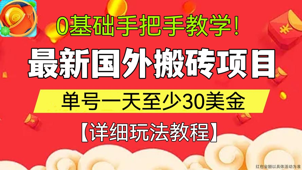 [第164讲]【稳定的搬砖🧱项目】0基础手把手教学！外面收费1980元的最新国外LEAD广告联盟搬砖项目，单号一天至少30美金【详细玩法教程】