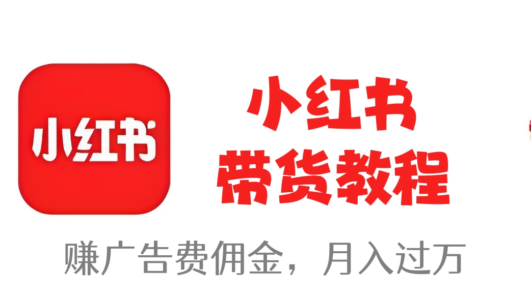 [第255讲]小红书带货教程，赚广告费佣金，月入过万