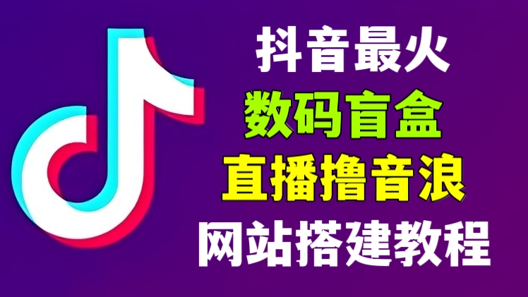 [第385讲]抖音最火🔥数码盲盒直播撸音浪网站搭建教程，送开源源码，对接易支付接口