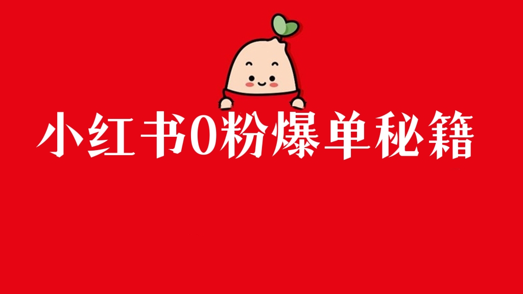 [第538讲]❤️小红书0粉爆单秘籍