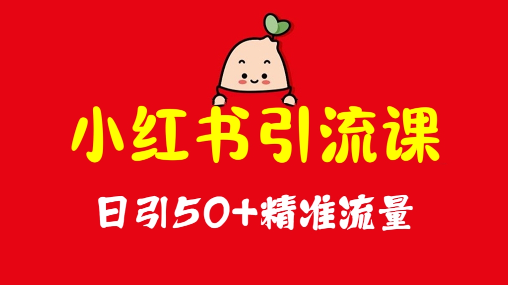 [第743讲]🎉😘非常适合新手的小红书引流课，日引50+精准流量