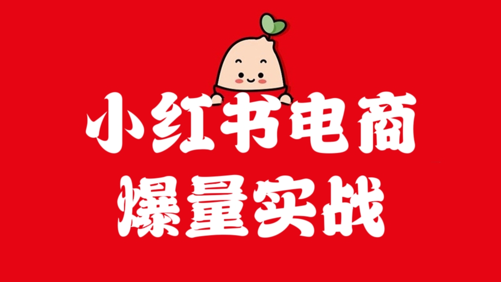 [第816讲]🍓小红书电商爆量实战篇，月入3W+