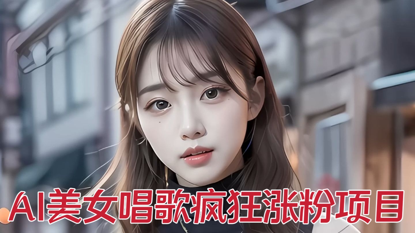 [第2001讲]全网首发💥最新暴力起号玩法！AI美女唱歌疯狂涨粉项目
