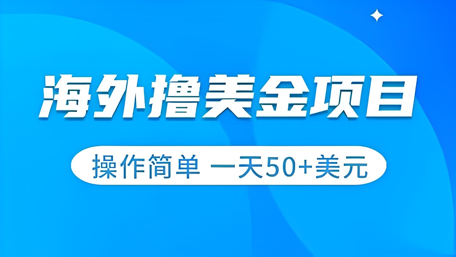 [第2217讲]无门槛撸美金项目，操作简单，小白一天50+美刀