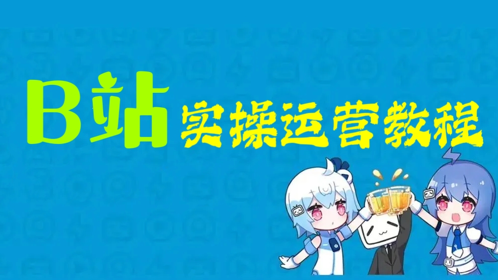 [第2345讲]B站实操运营教程