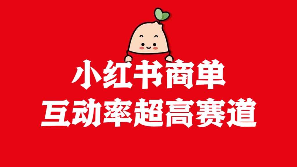 [第2456讲]日入600+，小红书商单互动率超高赛道