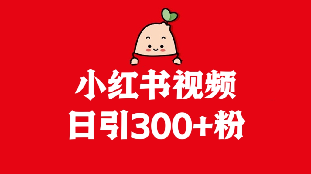 [第2457讲]两分钟一个视频，小红书视频日引300+粉