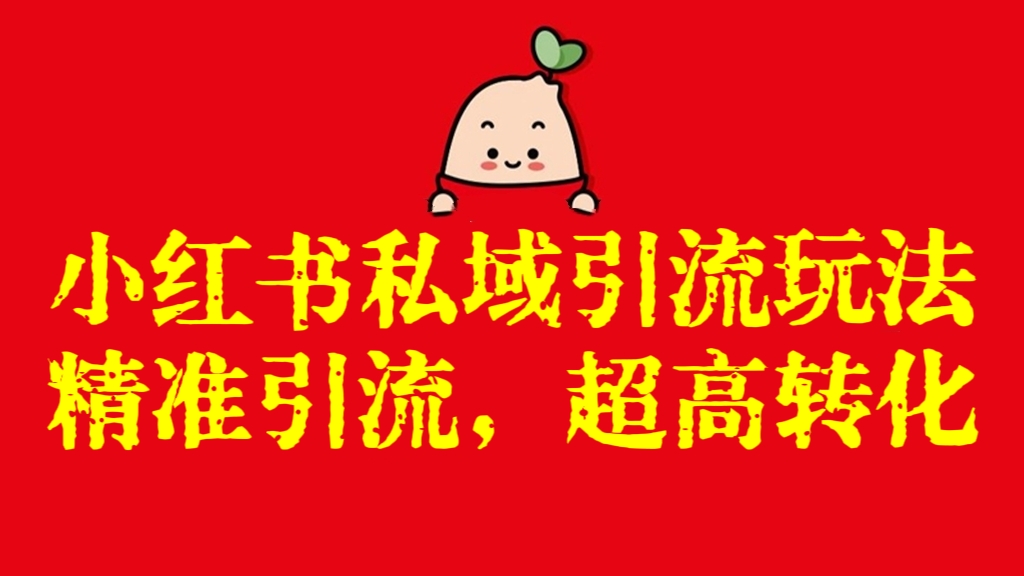 [第2710讲]小红书私域引流玩法2.0，精准引流，超高转化