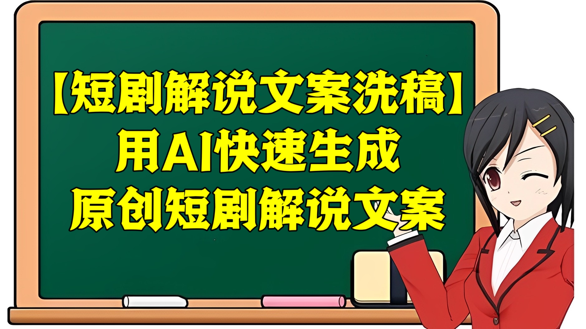 [第3107讲]【短剧解说文案洗稿】用AI快速生成原创短剧解说文案