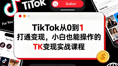 【第3514讲】从0到1~TikTok变现实战课