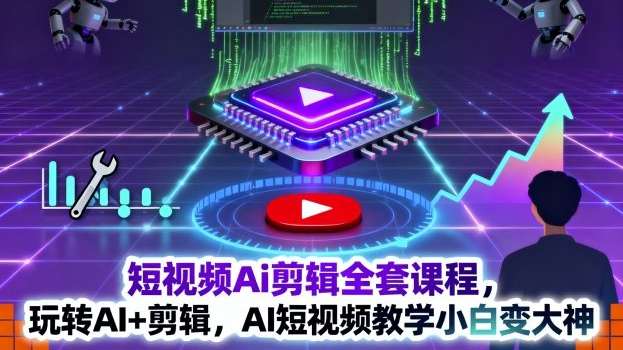【第3520讲】[小白变大神]短视频Ai剪辑全套课程
